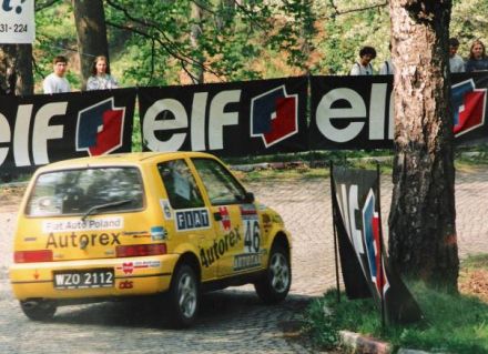 Jacek Sikora i Marek Kaczmarek - Fiat Cinquecento Sporting.